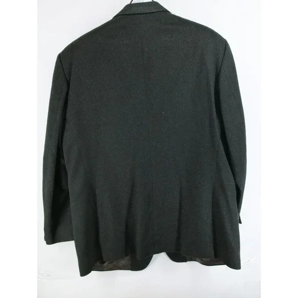 Today's Man‎ Cashmere Blazer Dark Green Cashmere Jacket 46 L Trapani